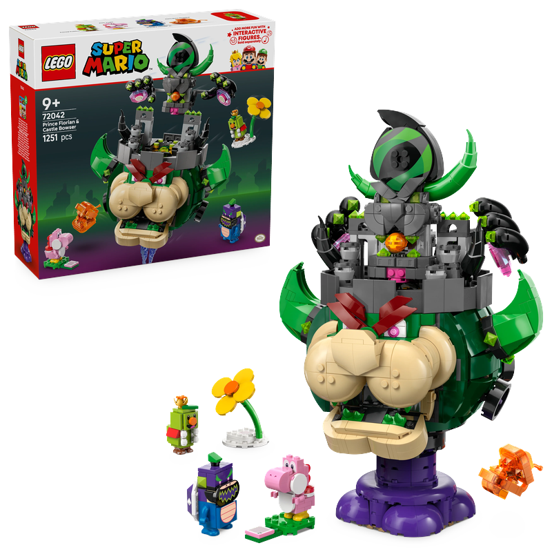 LEGO® Super Mario™ 72042 Prinz Florian & Schloss-Bowser