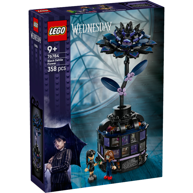 LEGO® Wednesday 76784 Schwarze Dahlie