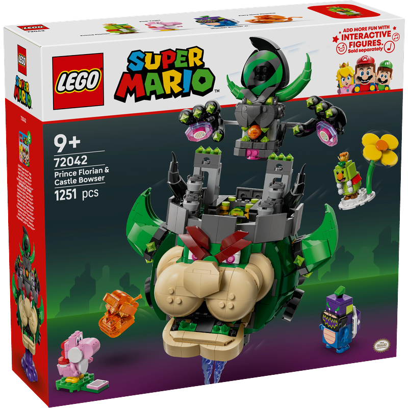 LEGO® Super Mario™ 72042 Prinz Florian & Schloss-Bowser