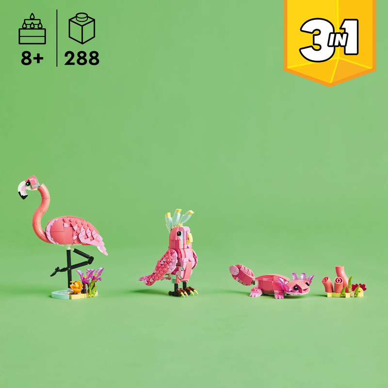 LEGO® Creator™ 31170 Wilde Tiere: Rosa Flamingo