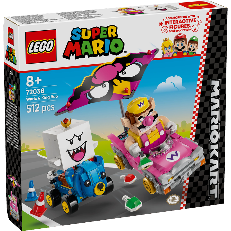 LEGO® Super Mario™ 72038 Mario Kart™ – Wario & König Buu Huu