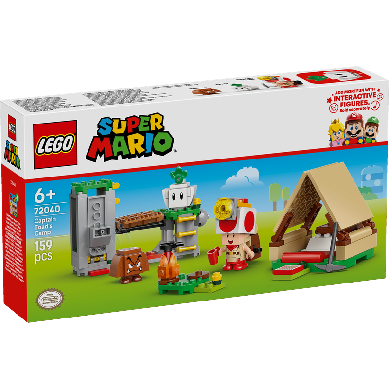 LEGO® Super Mario™ 72040 Kapitän Toad-Camp