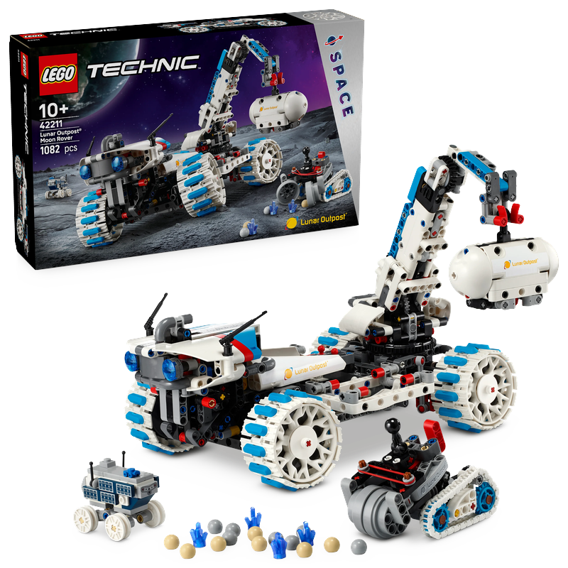 LEGO® Technic™ 42211 Lunar Outpost™ Mondrover-Raumfahrzeug