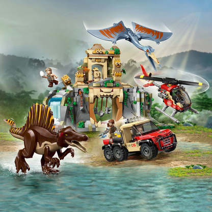 LEGO® Jurassic World™ 76976 Spinosaurier & Quetzalcoatlus: Hubschrauber-Einsatz