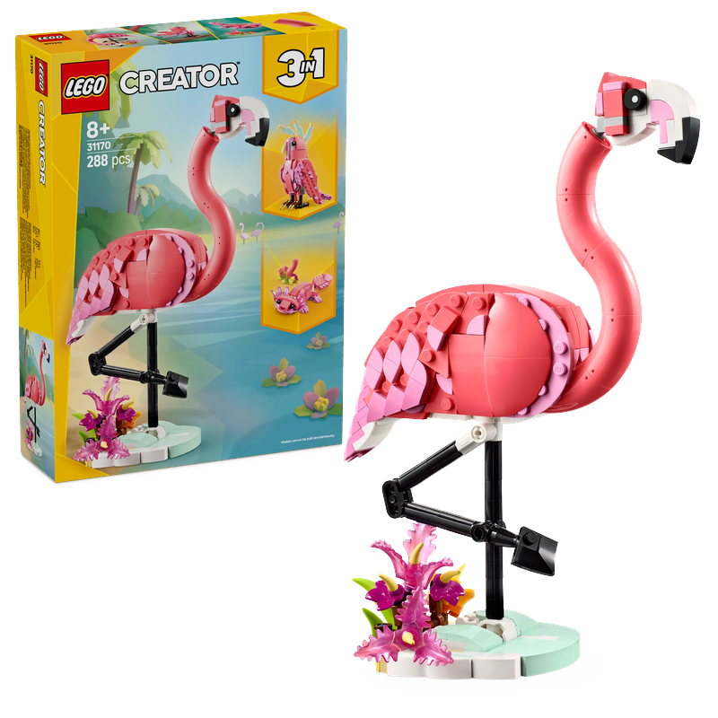 LEGO® Creator™ 31170 Wilde Tiere: Rosa Flamingo