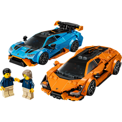 LEGO® Speed Champions 77238 Lamborghini Revuelto und Huracán STO
