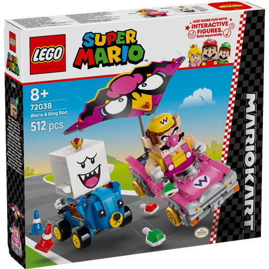 LEGO® Super Mario™ 72038 Mario Kart™ – Wario & König Buu Huu
