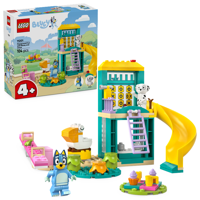 LEGO® Bluey 11201 Bluey und Chloe auf dem Spielplatz