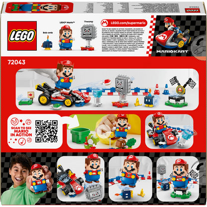 LEGO® Super Mario™ 72043 Mario Kart™ – Interaktiver LEGO® Mario™ & Standard-Kart