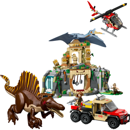 LEGO® Jurassic World™ 76976 Spinosaurier & Quetzalcoatlus: Hubschrauber-Einsatz