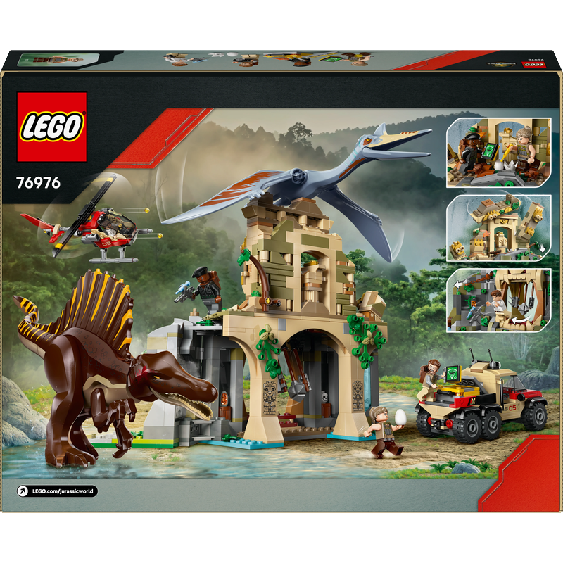 LEGO® Jurassic World™ 76976 Spinosaurier & Quetzalcoatlus: Hubschrauber-Einsatz