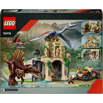 LEGO® Jurassic World™ 76976 Spinosaurier & Quetzalcoatlus: Hubschrauber-Einsatz