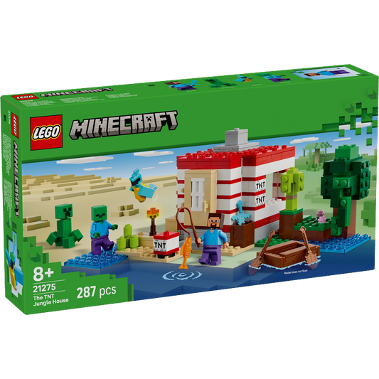 LEGO® Minecraft® 21275 Das TNT-Dschungelhaus